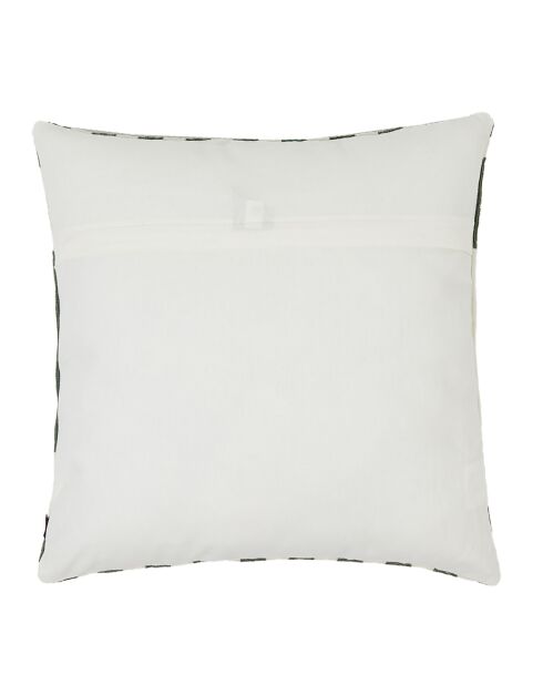 Housse de coussin brodé Cancun céladon - 45x45 cm