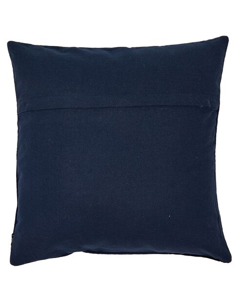 Housse de coussin brodé Nagoya encre - 45x45 cm