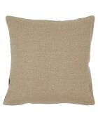 Housse de coussin en Velours & Lin Brisbane pigeon - 45x45 cm