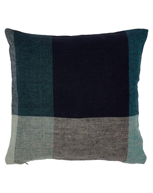 Housse de coussin 100% Lin Saporo encre - 45x45 cm
