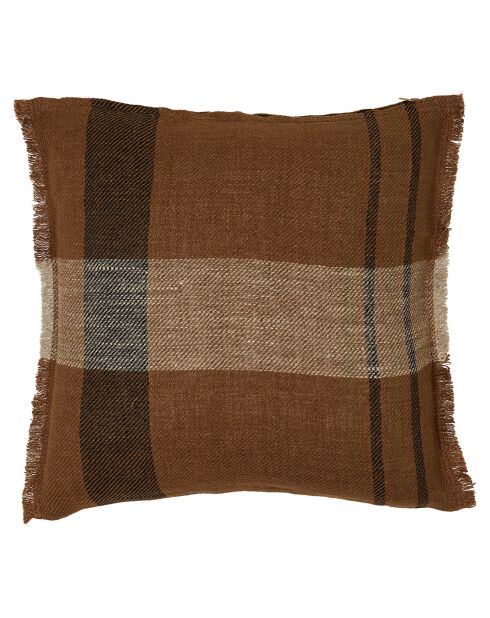 Housse de coussin 100% Lin Aalborg gold - 45x45 cm