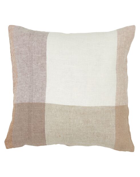 Housse de coussin 100% Lin Saporo pétale - 45x45 cm