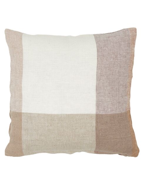 Housse de coussin 100% Lin Saporo pétale - 45x45 cm