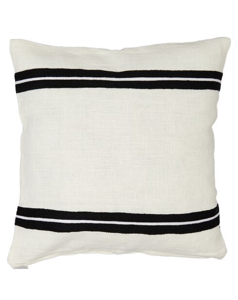 Housse de coussin 100% Lin Skagen blanc - 45x45 cm
