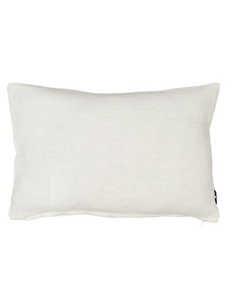 Housse de coussin 100% Lin Skagen blanc - 40x60 cm