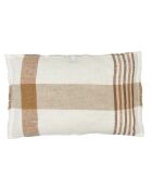 Housse de coussin 100% Lin Aalborg tabac - 40x60 cm