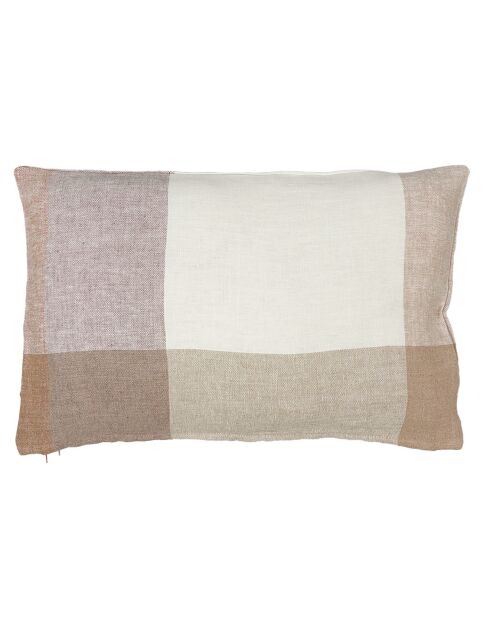 Housse de coussin 100% Lin Saporo pétale - 40x60 cm