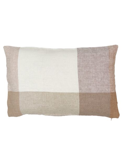 Housse de coussin 100% Lin Saporo pétale - 40x60 cm