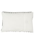 Housse de coussin brodé Cancun encre - 40x60 cm