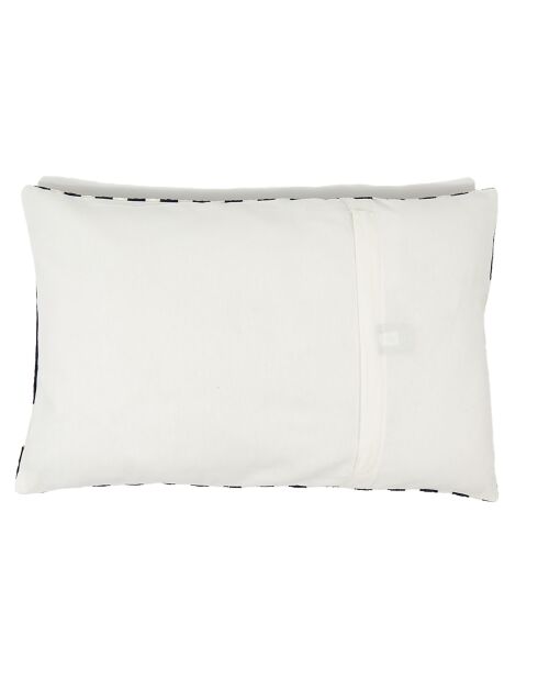 Housse de coussin brodé Cancun encre - 40x60 cm