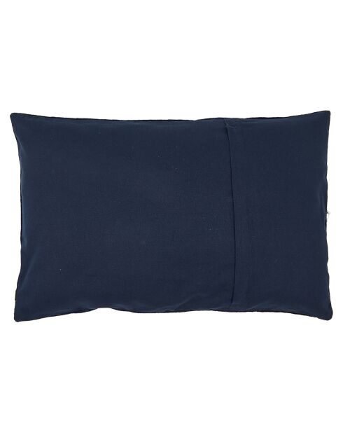 Housse de coussin brodé Nagoya encre - 40x60 cm