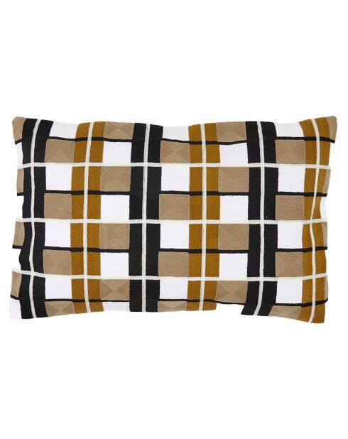 Housse de coussin brodé Takayama gold - 40x60 cm
