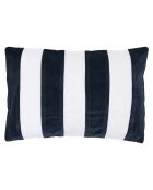 Housse de coussin en Velours & Lin Perth encre - 40x60 cm