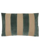 Housse de coussin en Velours & Lin Brisbane pigeon - 40x60 cm