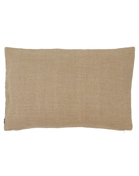 Housse de coussin en Velours & Lin Brisbane pigeon - 40x60 cm