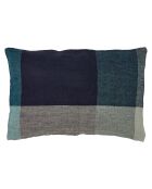 Housse de coussin 100% Lin Saporo encre - 40x60 cm