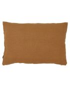 Housse de coussin 100% Lin Skagen tabac - 40x60 cm