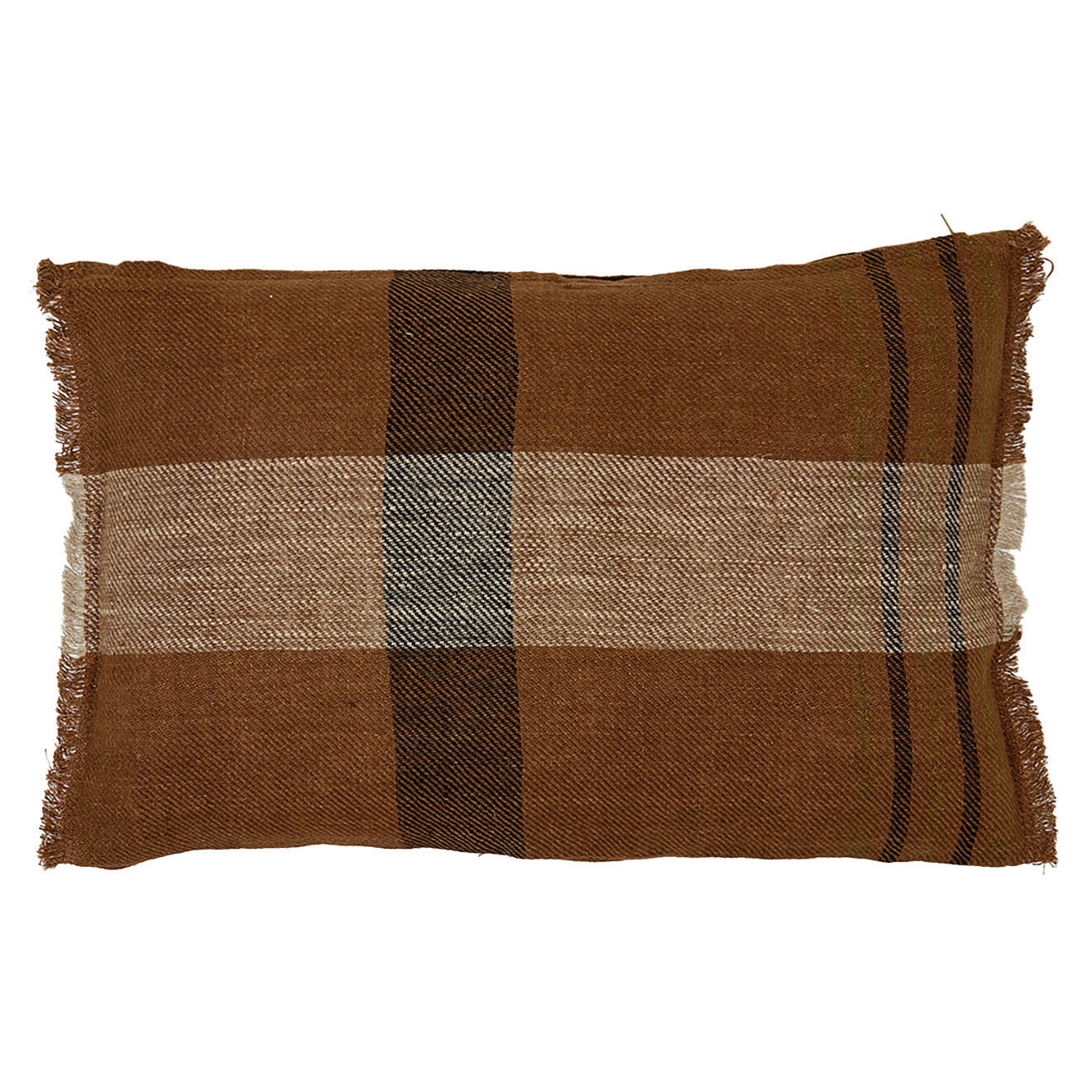 Housse de coussin 100% Lin Aalborg gold - 40x60 cm - Vente privée Haomy - BazarChic 