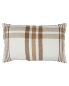 Housse de coussin 100% Lin Aalborg tabac - 50x80 cm