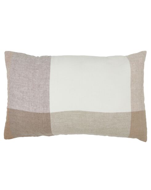 Housse de coussin 100% Lin Saporo pétale - 50x80 cm