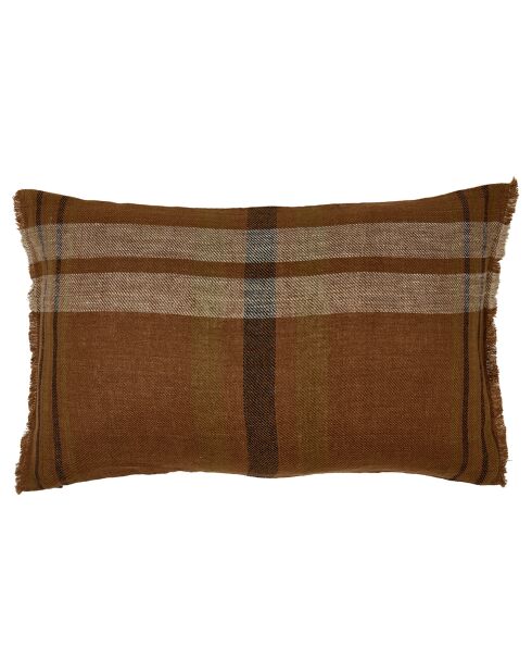 Housse de coussin 100% Lin Aalborg gold - 50x80 cm