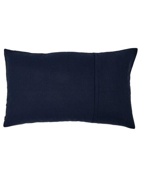 Housse de coussin 100% Lin Saporo encre - 50x80 cm