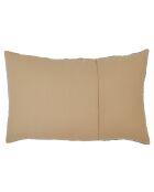 Housse de coussin en Velours & Lin Brisbane pigeon - 50x80 cm
