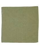 6 Serviettes/Sets de table en Lin & Coton Zilia amande - 40x40 cm