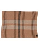 6 Serviettes/Sets de table en Lin & Coton Aalborg cimarron - 36x48 cm