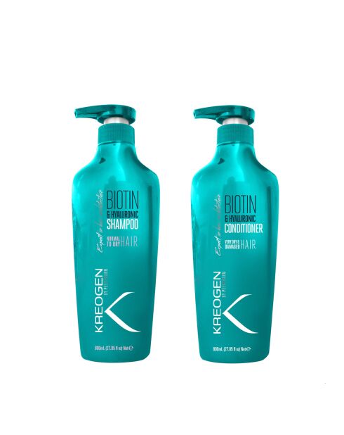 Duo Cheveux Normaux à Secs Shampooing Revitalisant à la Biotine + Après-shampooing à la Biotine