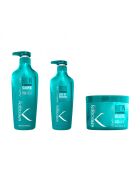 Shampoo rivitalizzante Trio Biotin + Maschera nutriente + Cura senza risciacquo