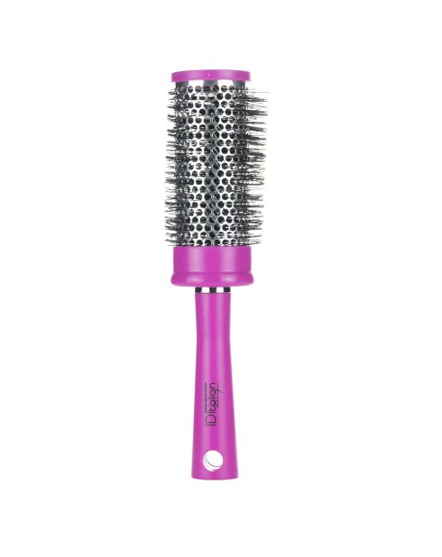 Ensemble de brosses à cheveux thermiques roses