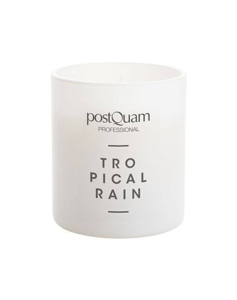 Bougie en cire 100 % végétale au parfum de pluie tropicale