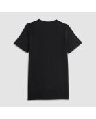 T-Shirt manches courtes col ras du cou Maxence noir