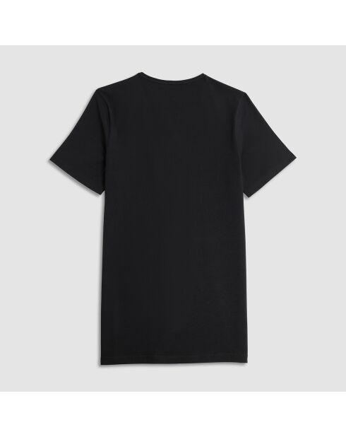 T-Shirt manches courtes col ras du cou Maxence noir