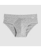 Slip Gabriel gris chiné