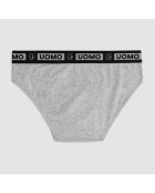 Slip Jean gris chiné