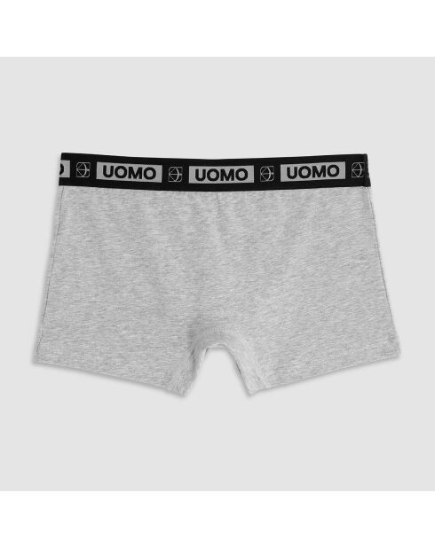 Boxer Mike gris chiné