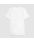 T-Shirt manches courtes col V Julien blanc