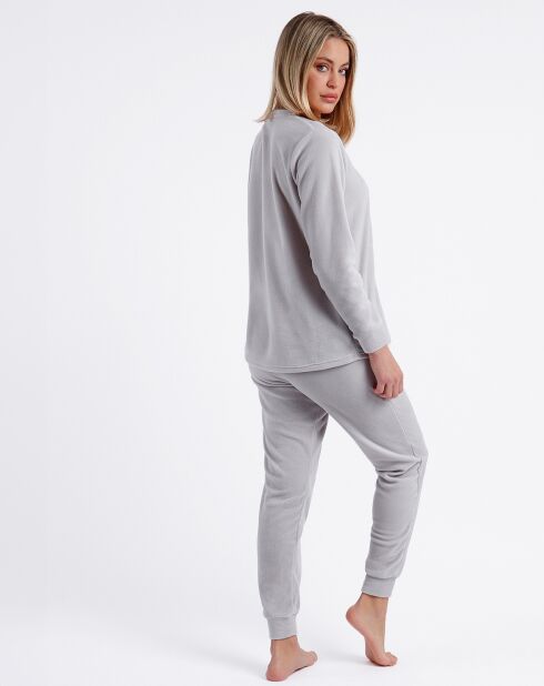 Pyjama micropolaire Good Morning Mouse gris
