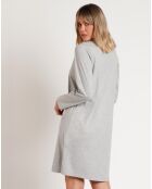Chemise de nuit Pink Hearts B gris chiné