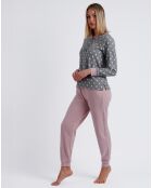 Pyjama Sweet Dots A gris chiné