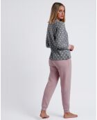 Pyjama Sweet Dots A gris chiné