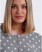 Pyjama Sweet Dots A gris chiné