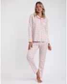 Pyjama boutonné You Are So Loved B écru