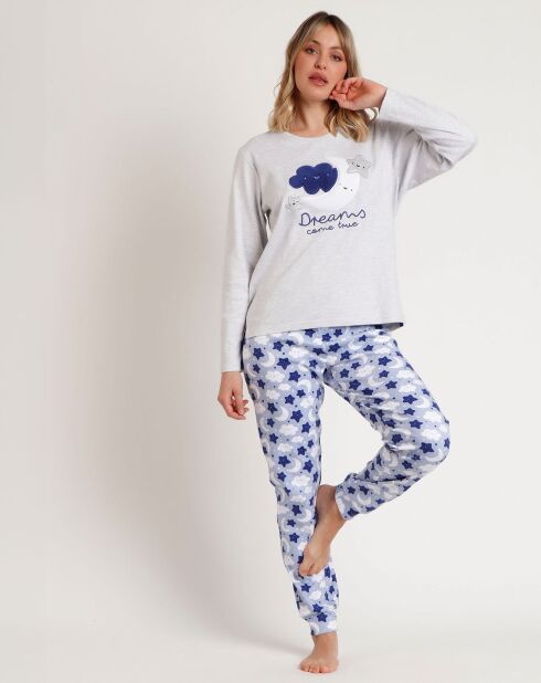 Pyjama Dreams Come True A gris chiné