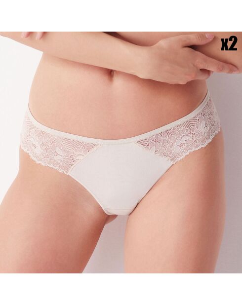 2 Culottes Anna poudre