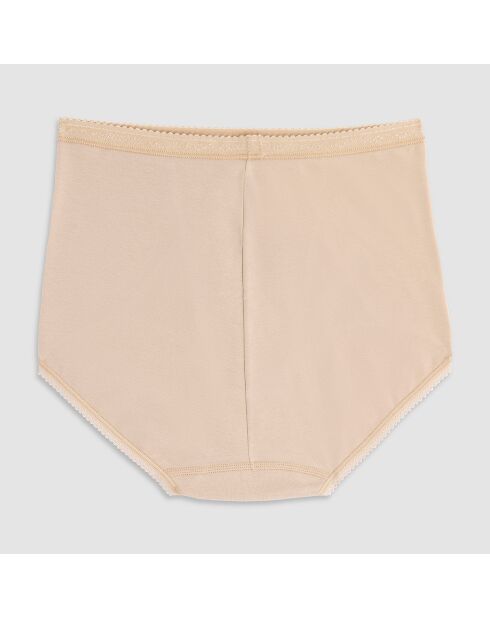 Culotte taille haute Julie beige