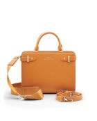 Sac à main en Cuir Massy Luxe marron - 25x19x10 cm