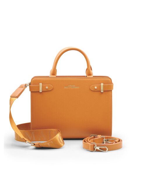 Sac à main en Cuir Massy Luxe marron - 25x19x10 cm